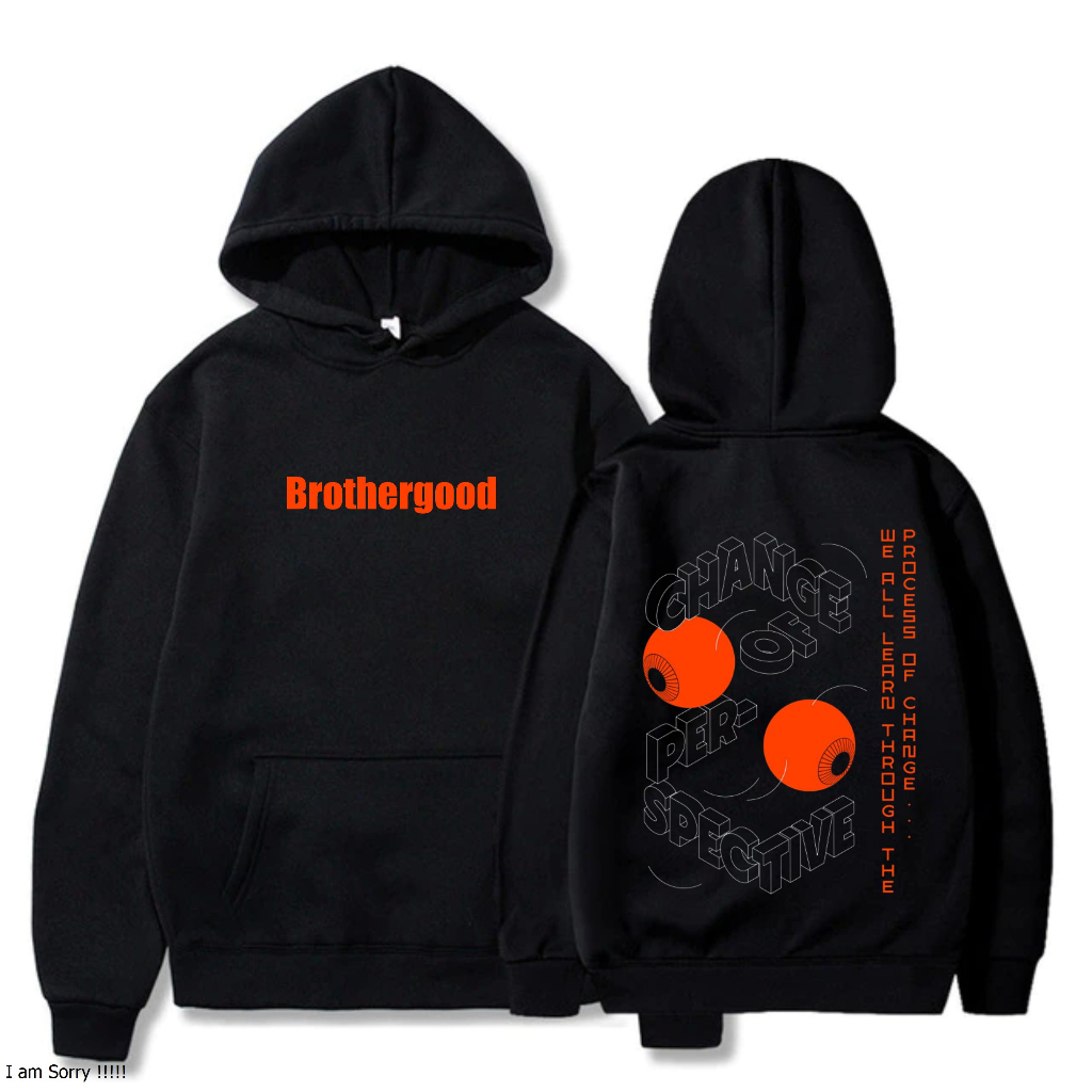 Brothergood Hoodie Jumper Font Estetick Edition Bahan Katun Fleece Size M L XL XXL