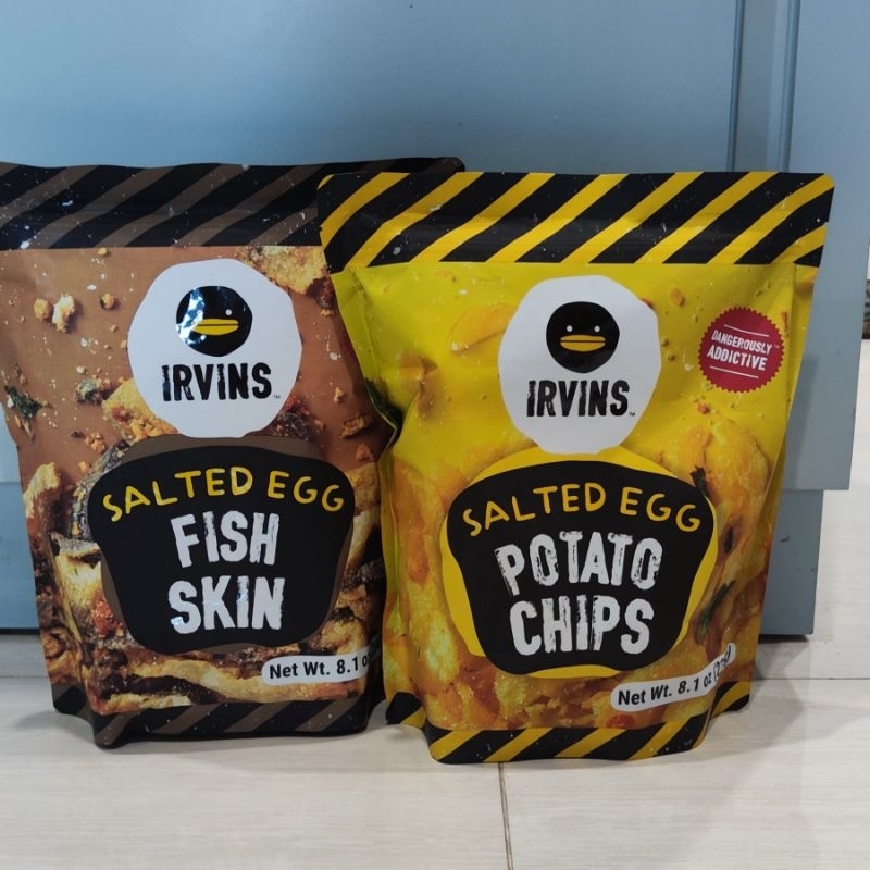 Irvin Salted Egg potato chip - fish skin 230g