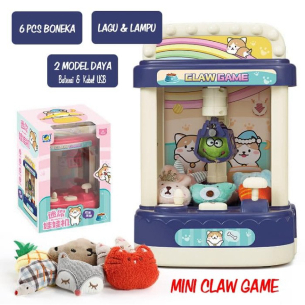 

Promo Mainan Anak Perempuan / Laki Laki Claw Game Machine Mesin Capit Boneka - Biru Limited