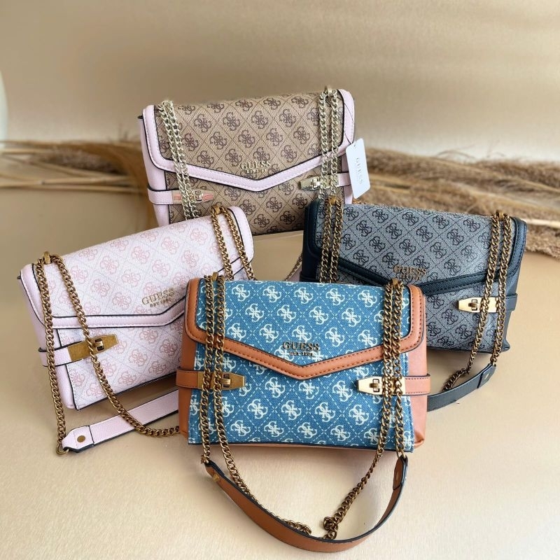 Guess Zadie Convertible Crossbody Bag Original / Guess Bag Original / Tas Guess Original / Shoulder 