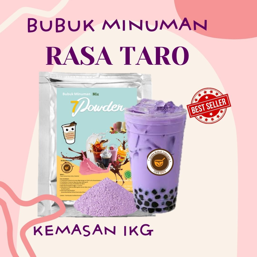 

MAR Bubuk Minuman TARO 1Kg - Bubuk TARO - TARO Bubuk 1Kg
