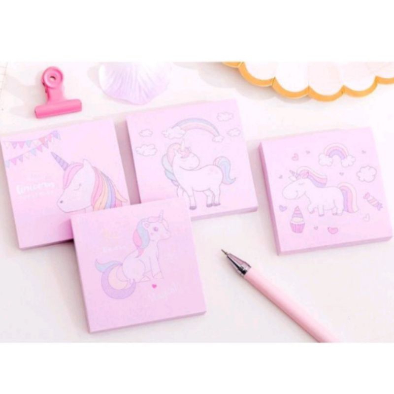 

Sticky Notes Unicorn / memo mini unicorn / post it unicorn