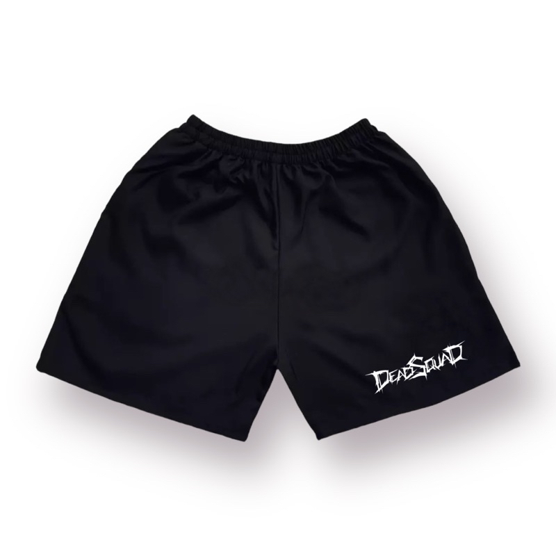 JEFFORD Boxer Pria Sablon DTF 02 | Boxer Pria Wanita | Boxer Pantai | Celana Boxer | Celana Dalam-Hitam Deadsquad