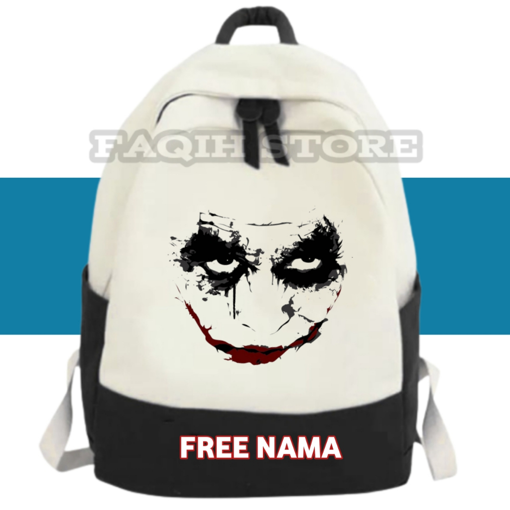 TERBARU Tas Ransel Anak Karakter DC JOKER, Tas Ransel Anak Sekolah JOKER DC