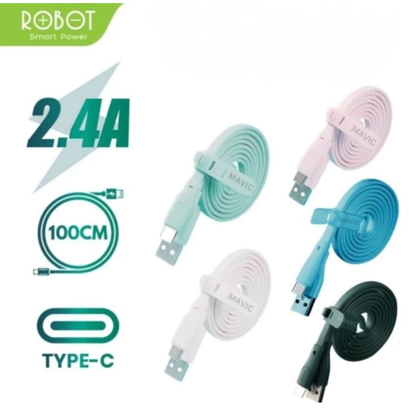 ( 1 TOPLED ISI 30 PCS) KABEL DATA ROBOT TYPE C ROBOT RT-AC100