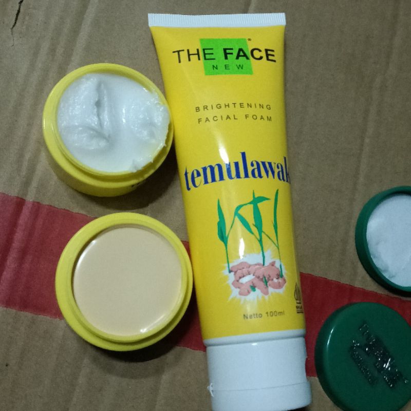 Cream Dan Facial Foam Temulawak The Face Bpom Original