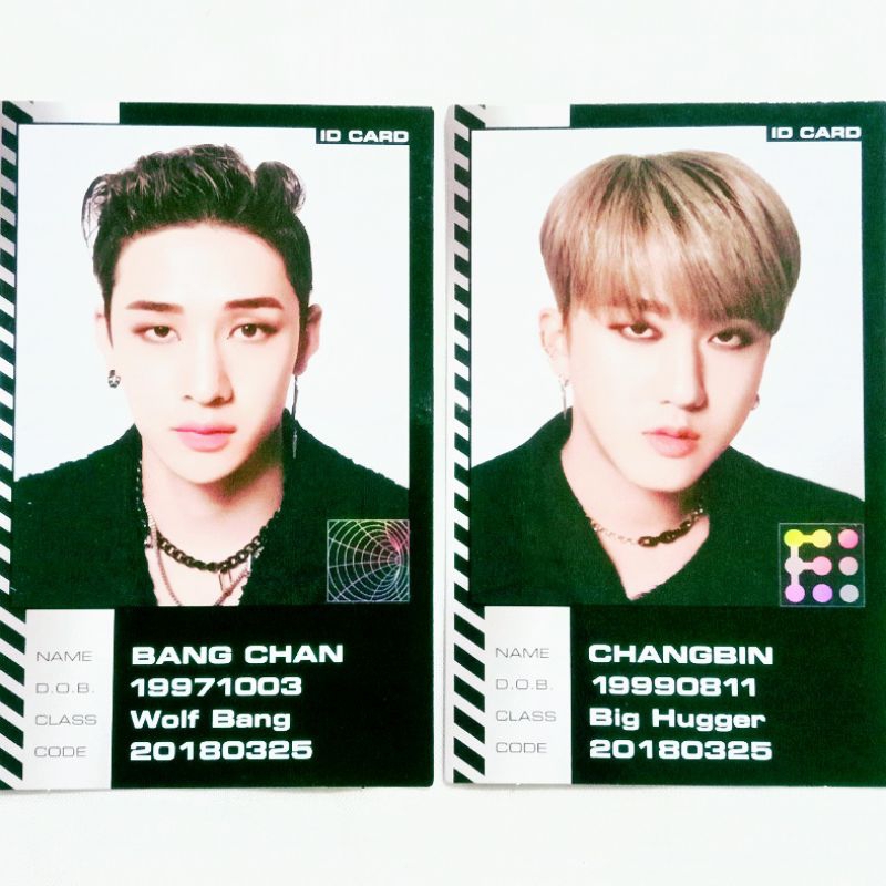 Stray Kids StrayKids SKZ Oddinary Album ID Photocard Bang Chan BangChan Changbin