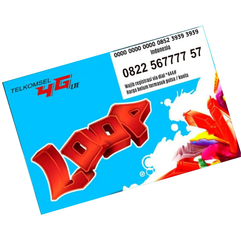 Nomor Cantik Simpati Loop 7777 Nomer Rapi Perdana Sempati 777757