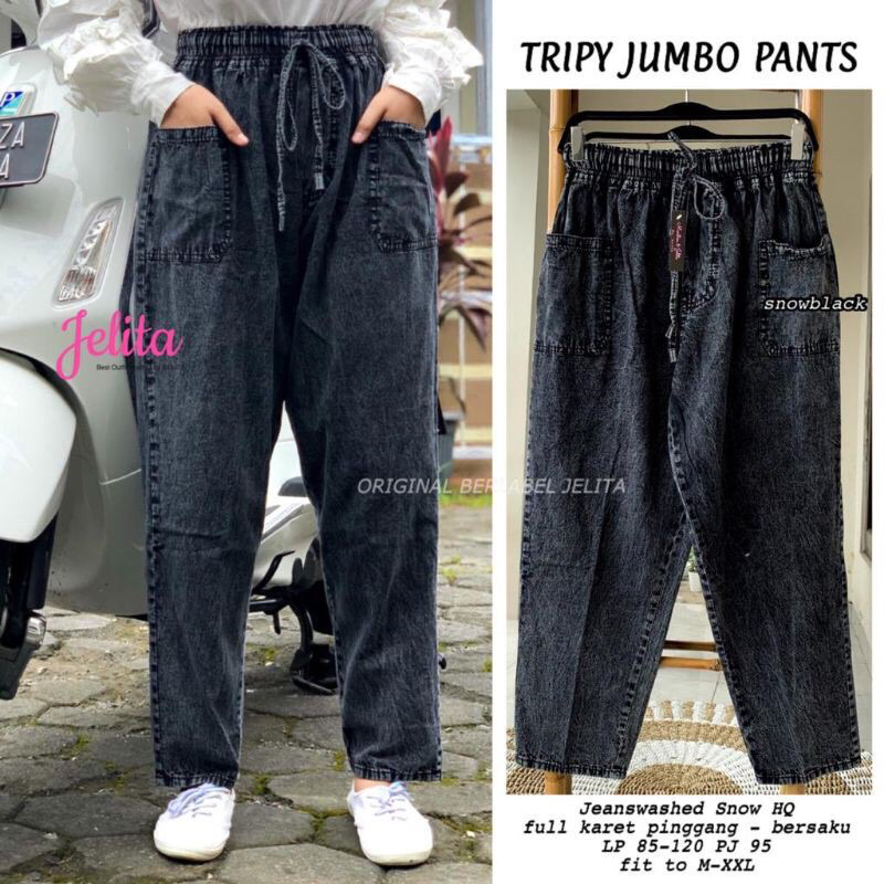 Celana Kulot TRIPY Wanita Katun Twill Premium Celana Wanita Getta Pant