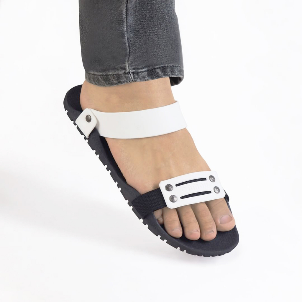 Sandal Flat Tali Slide Slip On Pria Bahan Full Karet Anti Licin Slip Dan Tali Tidak Mudah Putus Tahan Lama - Derawan Putih Original Sendal Camou Pria N82_STORE