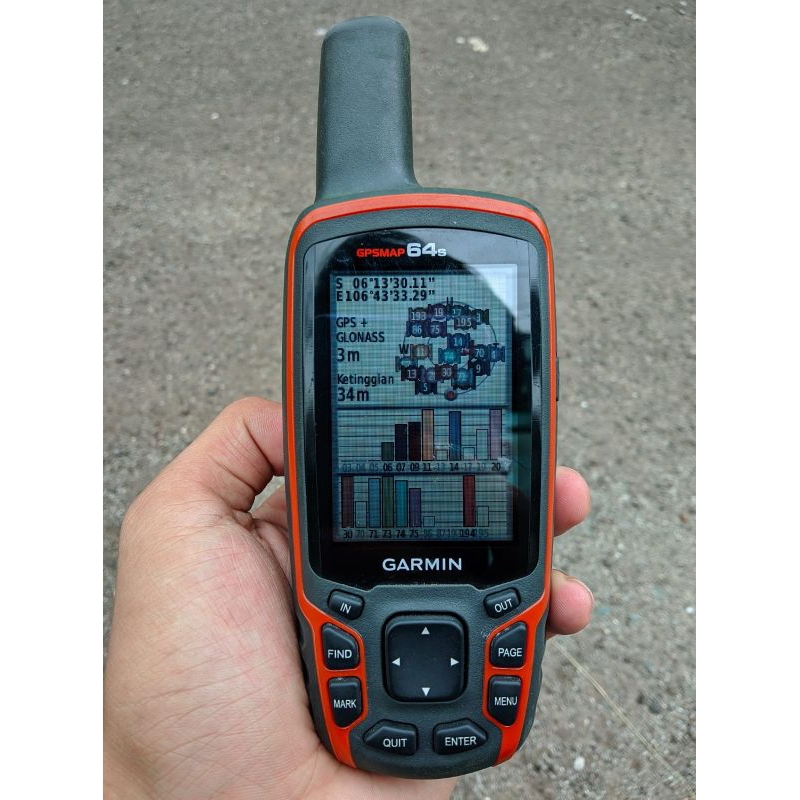 Gps Garmin 64s Bekas Lengkap / Gps Garmin 64s Second