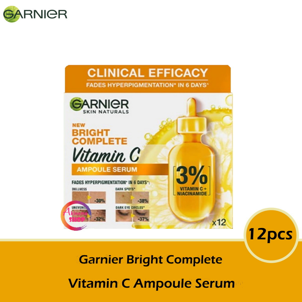 PROMO Garnier Bright Complete Vitamin C Ampoule Serum - 1.5ml (isi 12pcs)