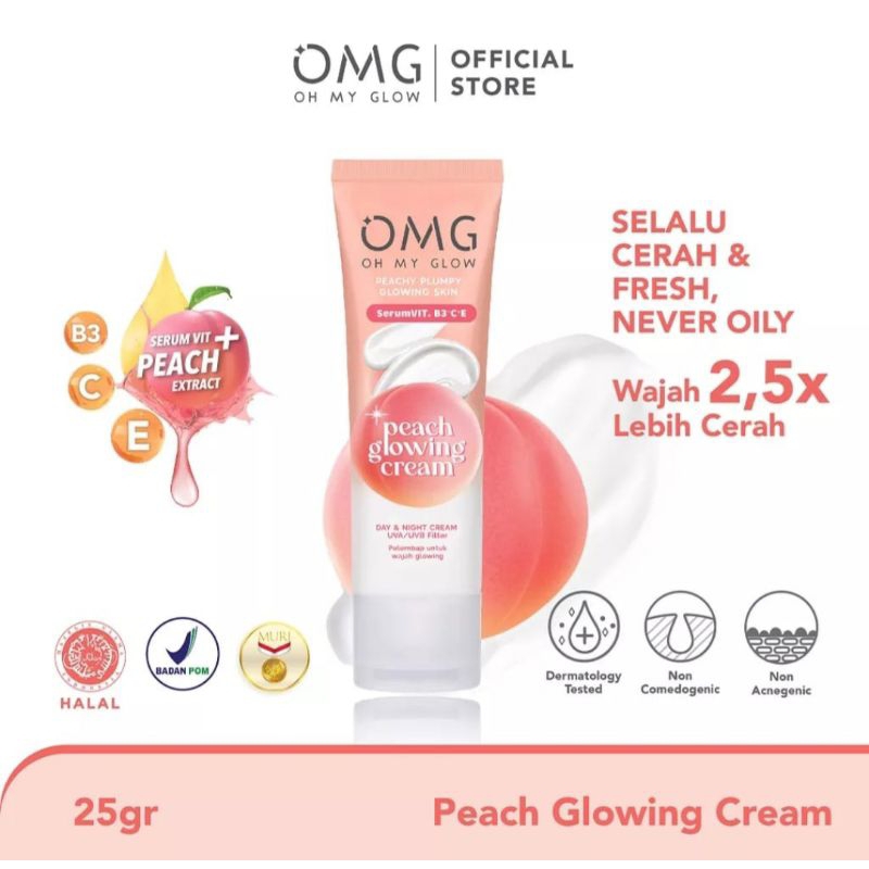 OMG Peach Glowing Cream + Toner