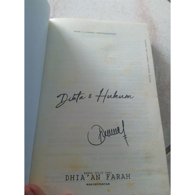 prelov Dikta dan hukum