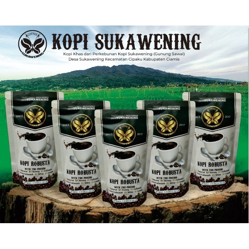 

Kopi Instan Bubuk robusta 75gr khas ciamis jawa barat