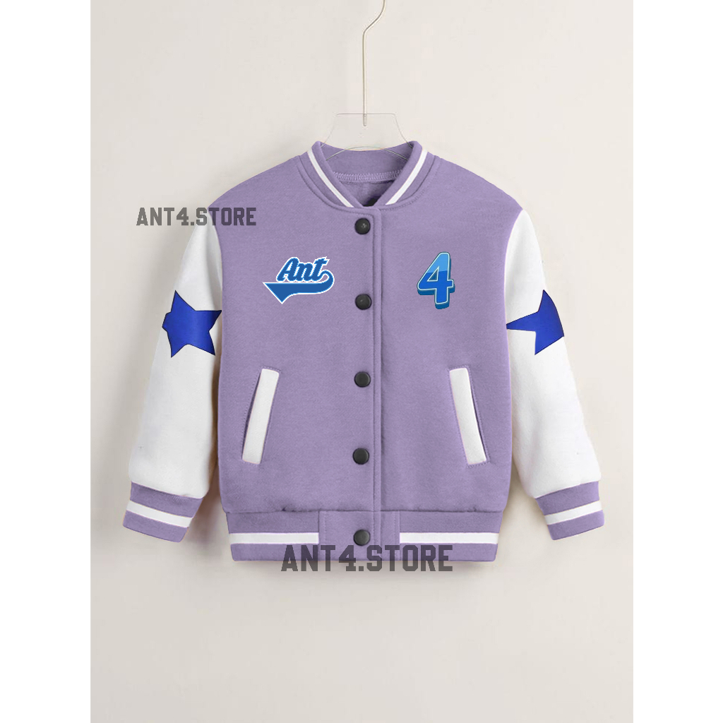 JAKET ANAK VARSITY BASEBALL JAKCET ANAK LAKI LAKI PEREMPUAN UMUR 2 - 12 TAHUN