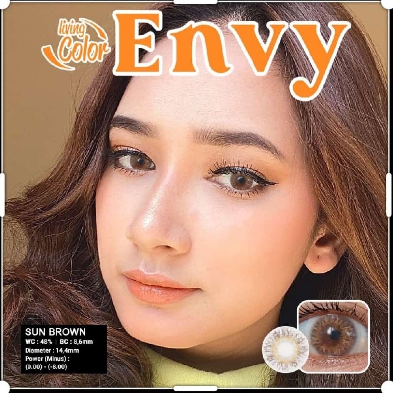 Softlens LIVING COLOR ENVY 14.4 MM by IRISLAB / Softlen Soflen Softlense Warna