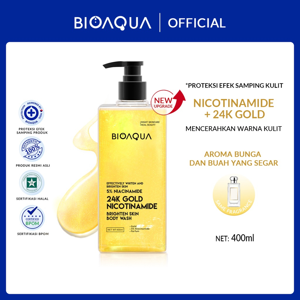 BIOAQUA 24K Gold Body  Wash 400ml
