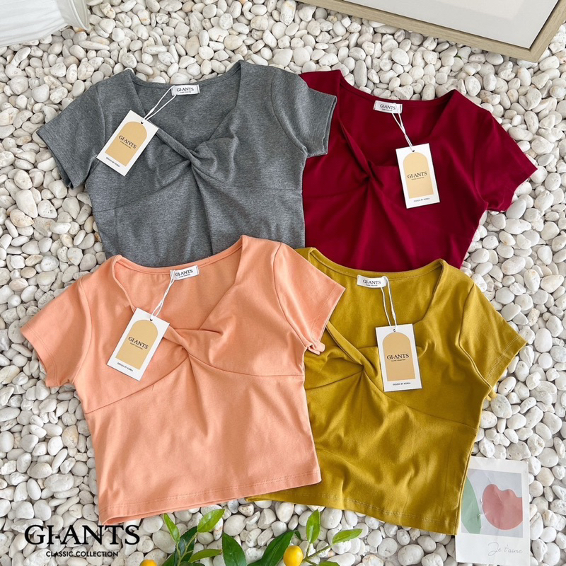 ATASAN GIANTS BASIC MODEL CROP V PLINTIR KAOS IMPORT BANGKOK (BJGB497)