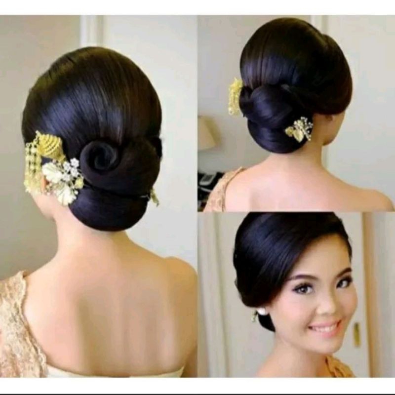 Sanggul Dewi modern variasi kecil terbaru/sanggul wisuda/sanggul terbaru