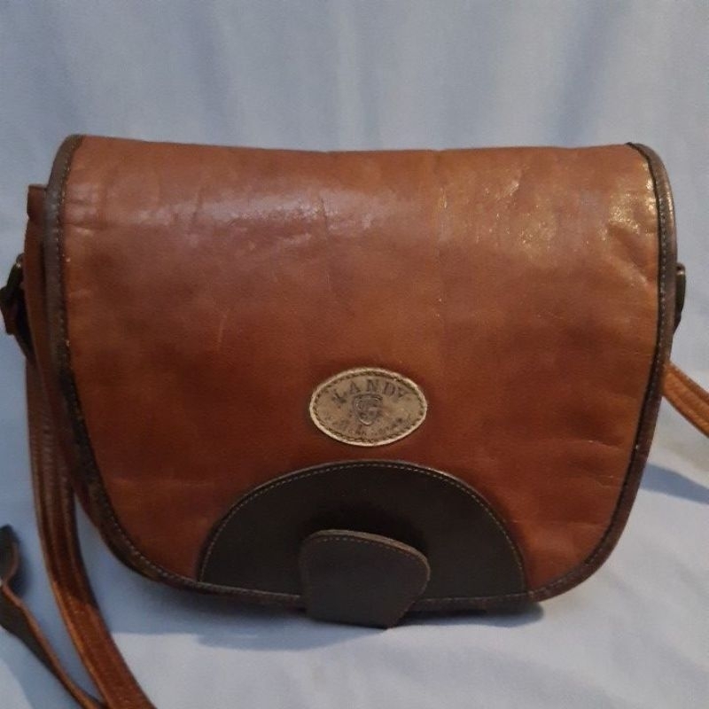 LEATHER BAG LAN* VINTAGE