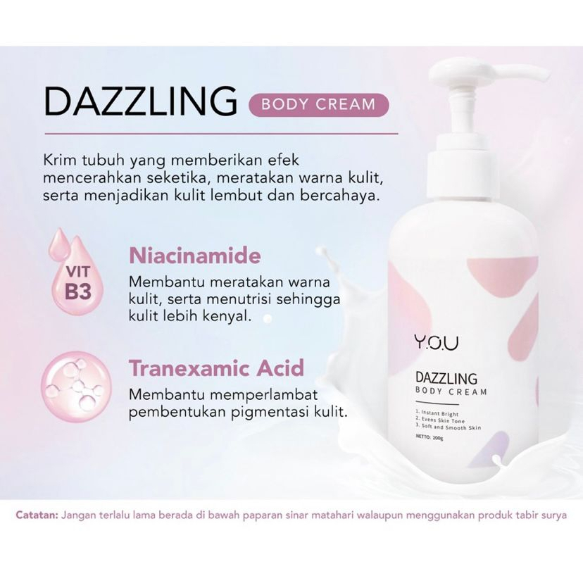 YOU Dazzling Tone Up Body Cream