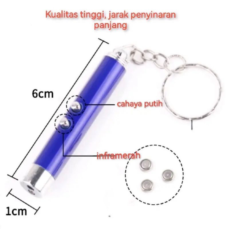 MAINAN 2 in 1 LASER LAMPU SENTER POINTER KUCING CAT TOYS