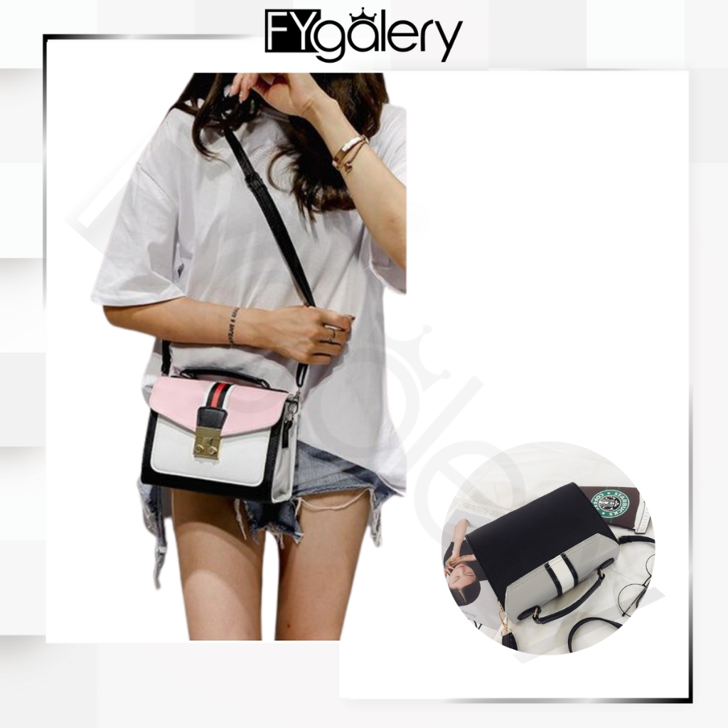 FYGALERY FYG1246 Tas Fashion Selempang Korea  Handbag Wanita