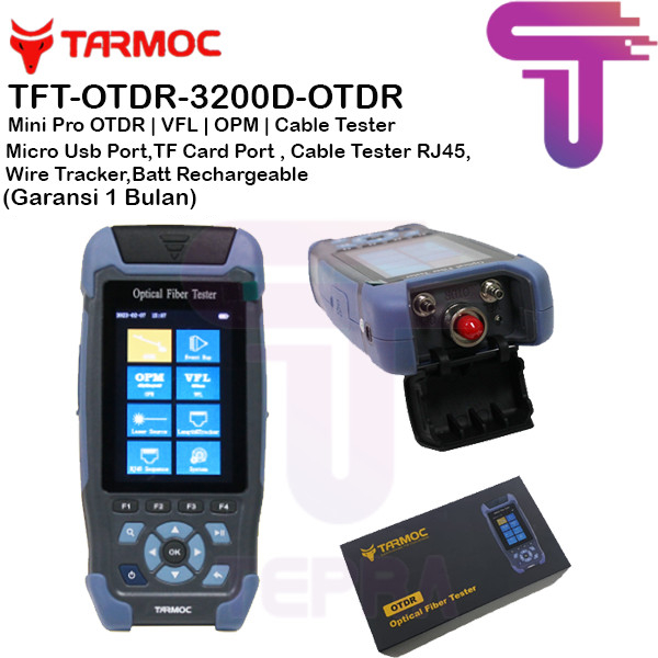 Tarmoc TFT-3200D-OTDR | Fiber Optic mini OTDR 1310/1550nm 60KM