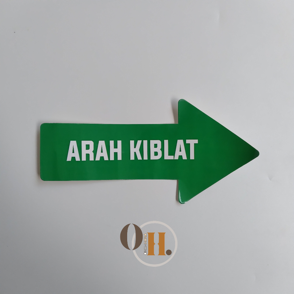 

Stiker Arah Kiblat - Stiker Vinyl Penunjuk Arah Kiblat