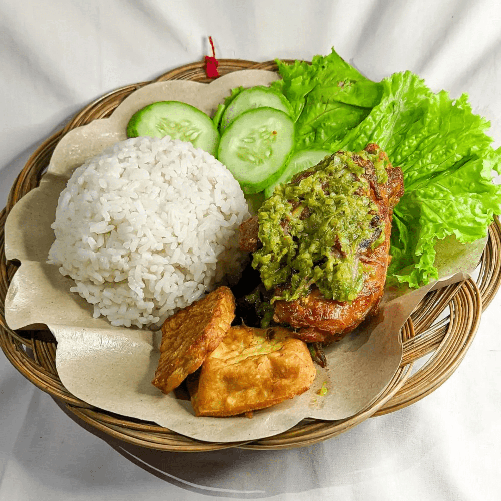 Kertas Nasi Bulat Besar / 27cm & Kecil 24cm / kertas nasi bunga