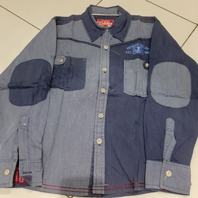 kemeja anak Navy Cubitus /prelove