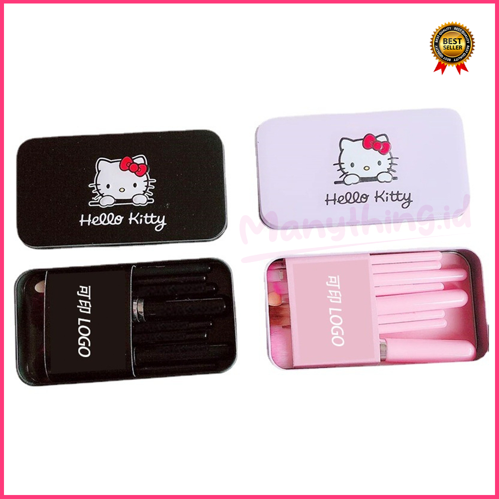 Kuas Make Up 7 in 1 Hello Kitty / Make Up Tools / Make Up Brush Termurah