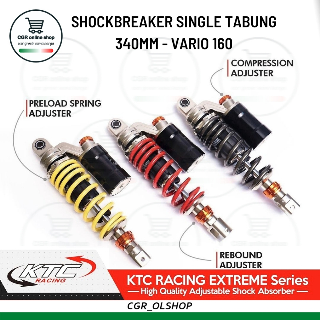 KTC Extreme 340 mm Shock Breaker Vario 160 Original