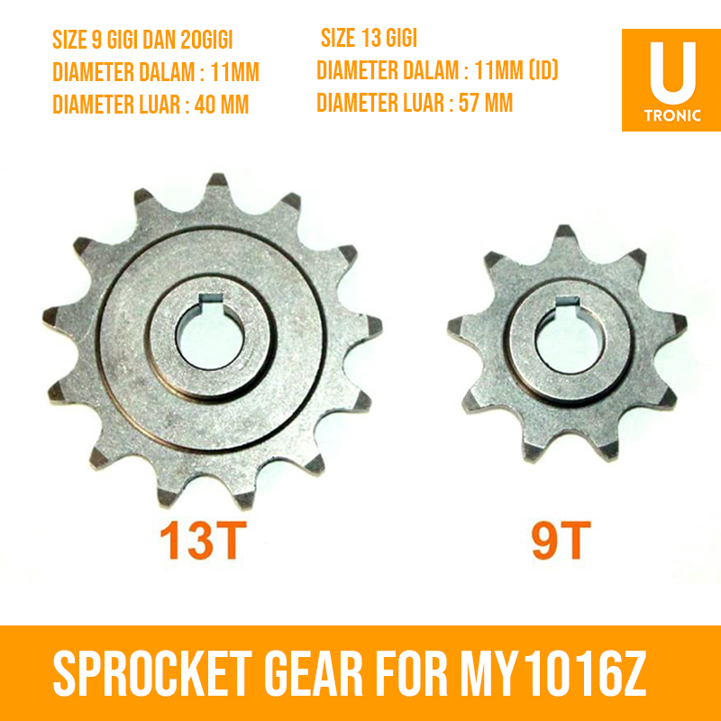 Dinamo motor Electric bike Sprocket For MY1016Z (7205)