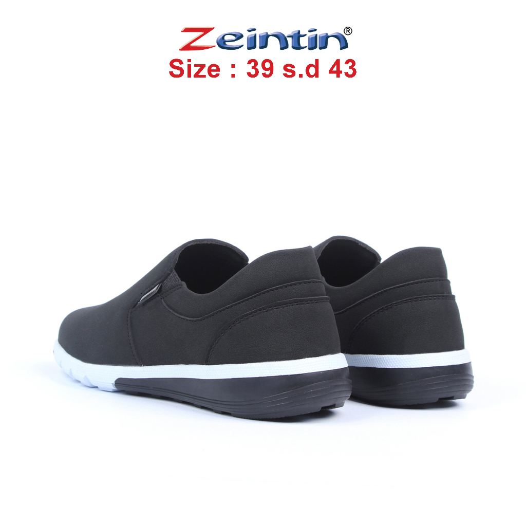 Zeintin - Sepatu Sneakers Pria Zeintin Slip on Pria Sepatu Kasual Original Zeintin BJ