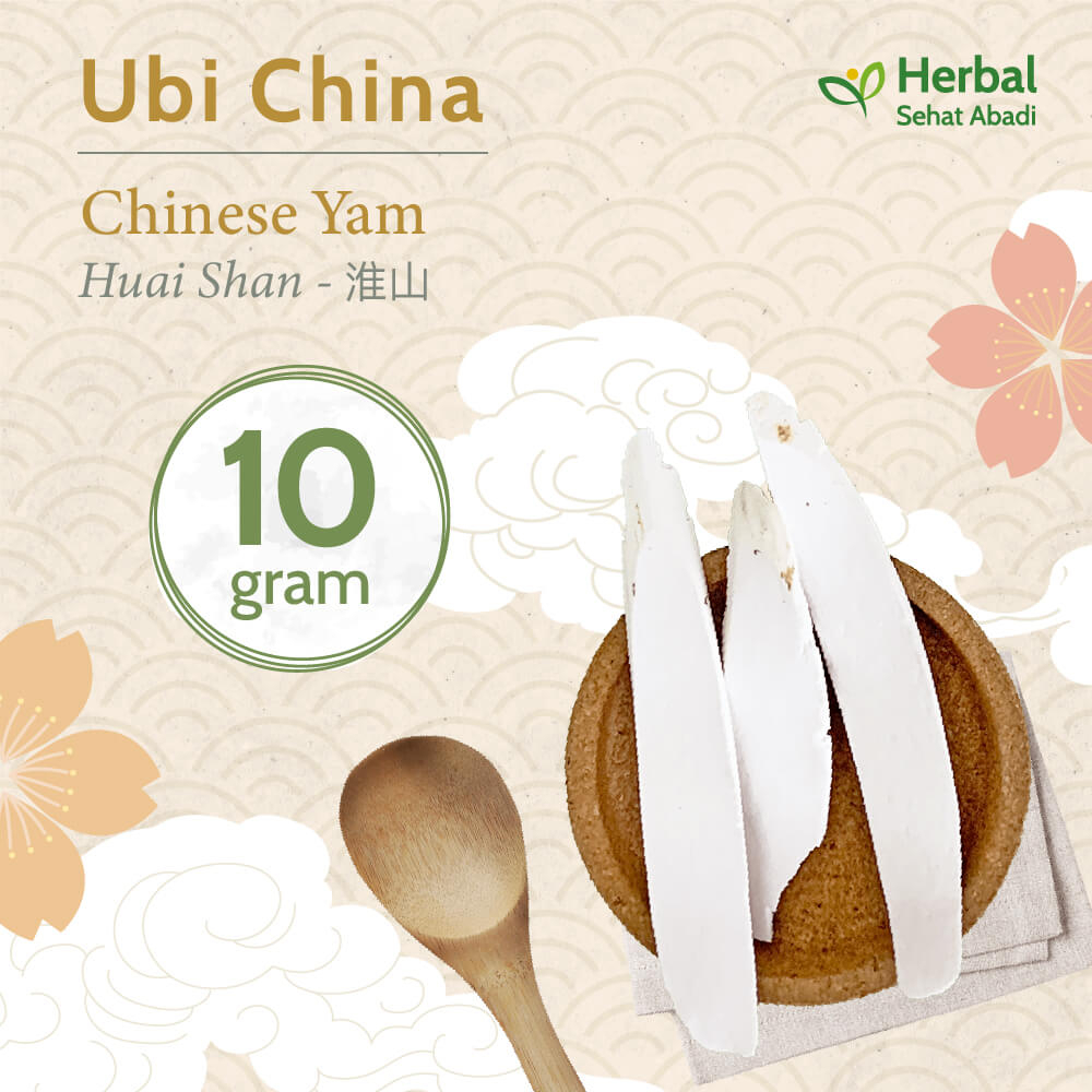 

Chinese Yam 10 gram / Huai Shan (淮山) / Huai san / Shan Yao