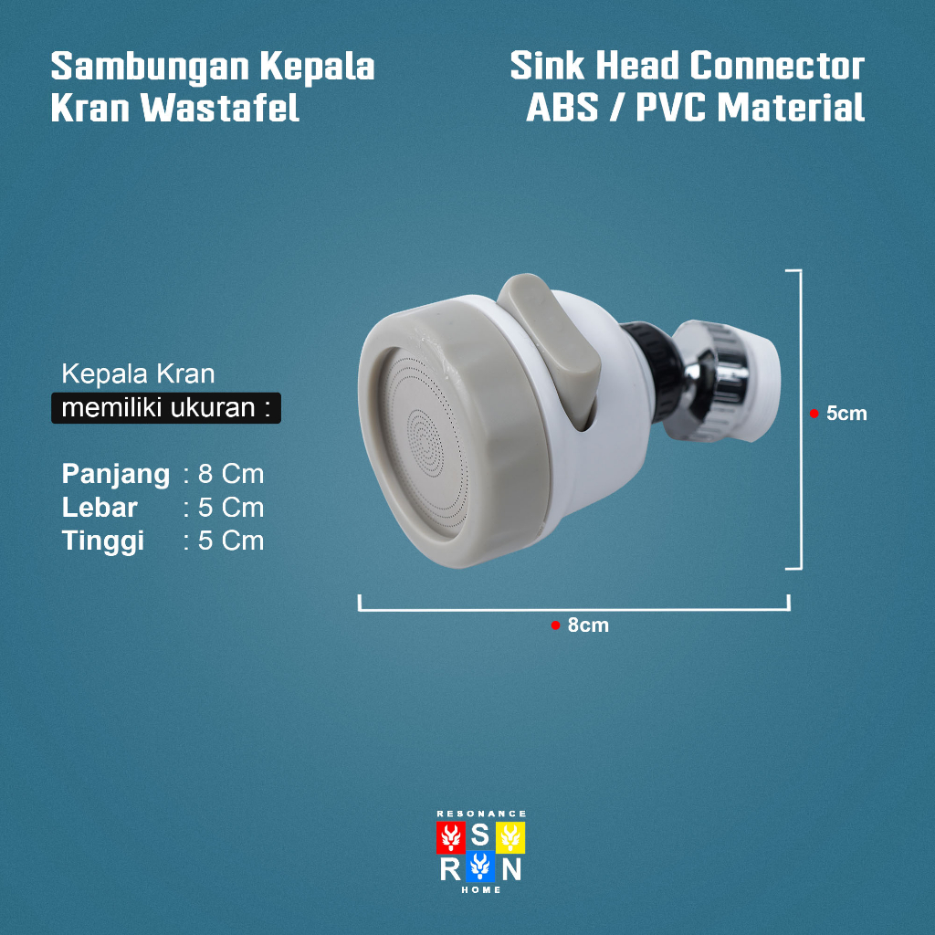 Sambungan Kepala Kran RESONANCE HOME