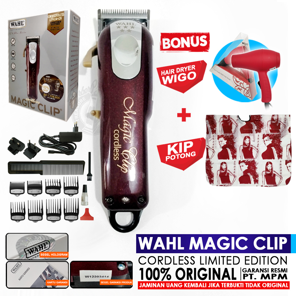 Wahl Magic Clip cordless Clipper ORIGINAL wahl