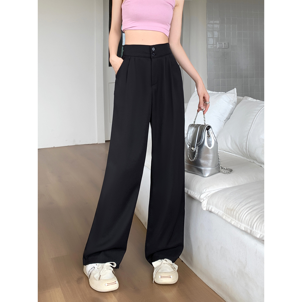 celana wanita terbaru kulot highwaist premium loose causual celana hitam panjang wanita korean style panjang pants