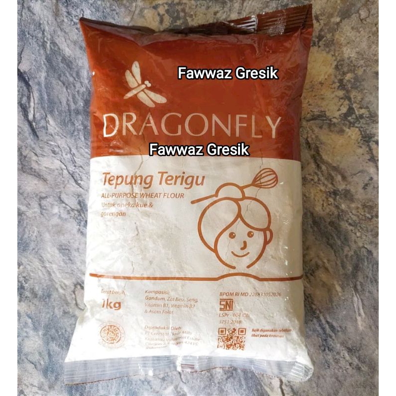 Tepung Terigu DragonFly 1Kg / Terigu Dragon fly 1 Kg MURAH