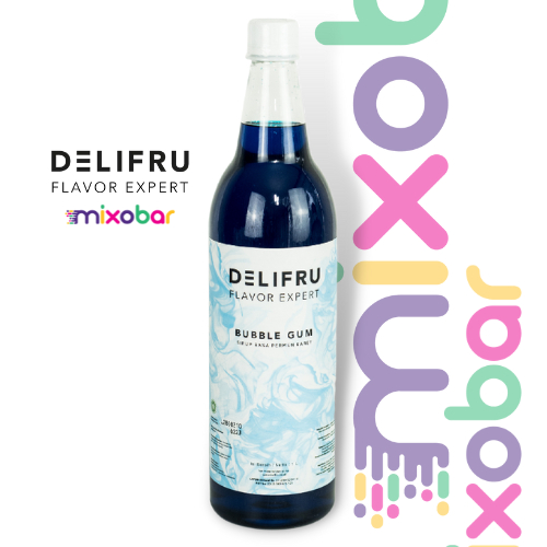 

Delifru Syrup Bubble Gum 1000ml l Sirup Minuman