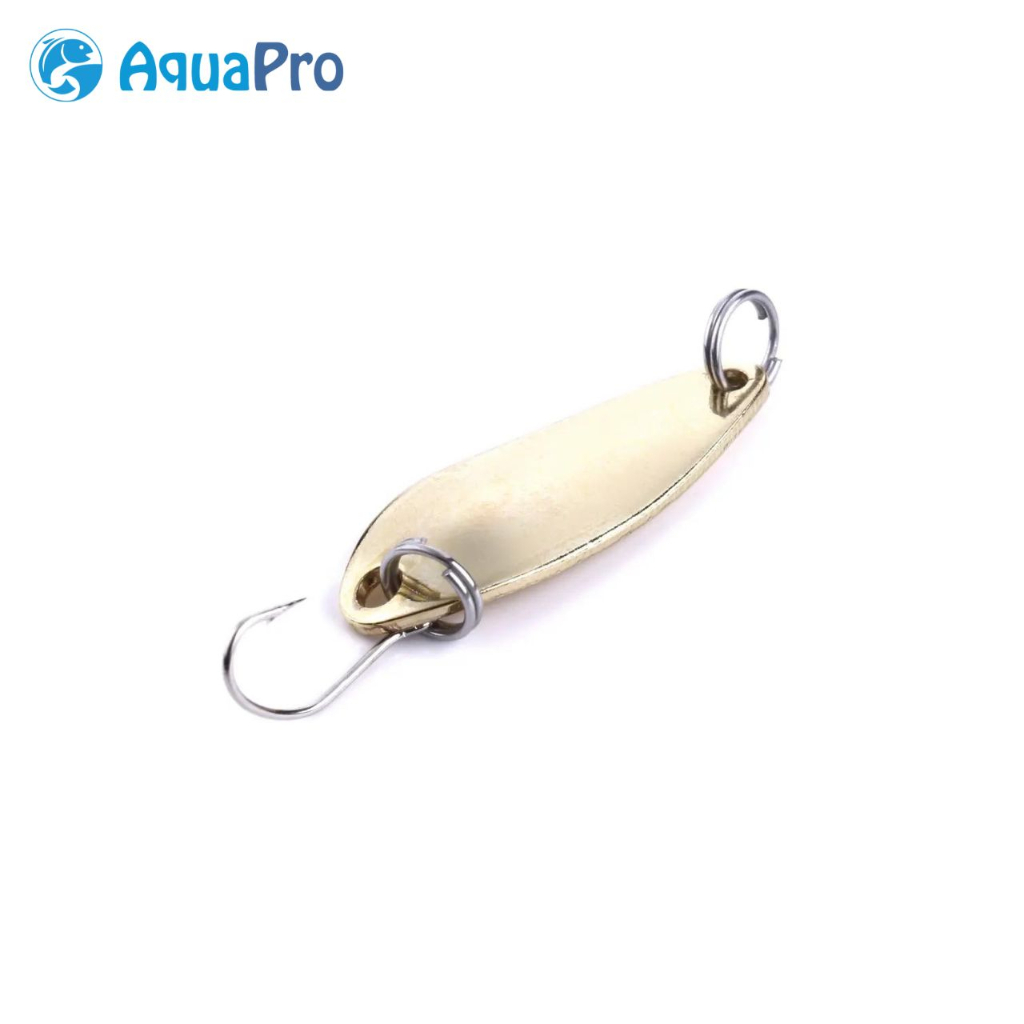 Umpan Pancing Logam SP215 Pemutar Sendok Logam 3Cm 2.5G Gaya Baru dengan Kait Tunggal