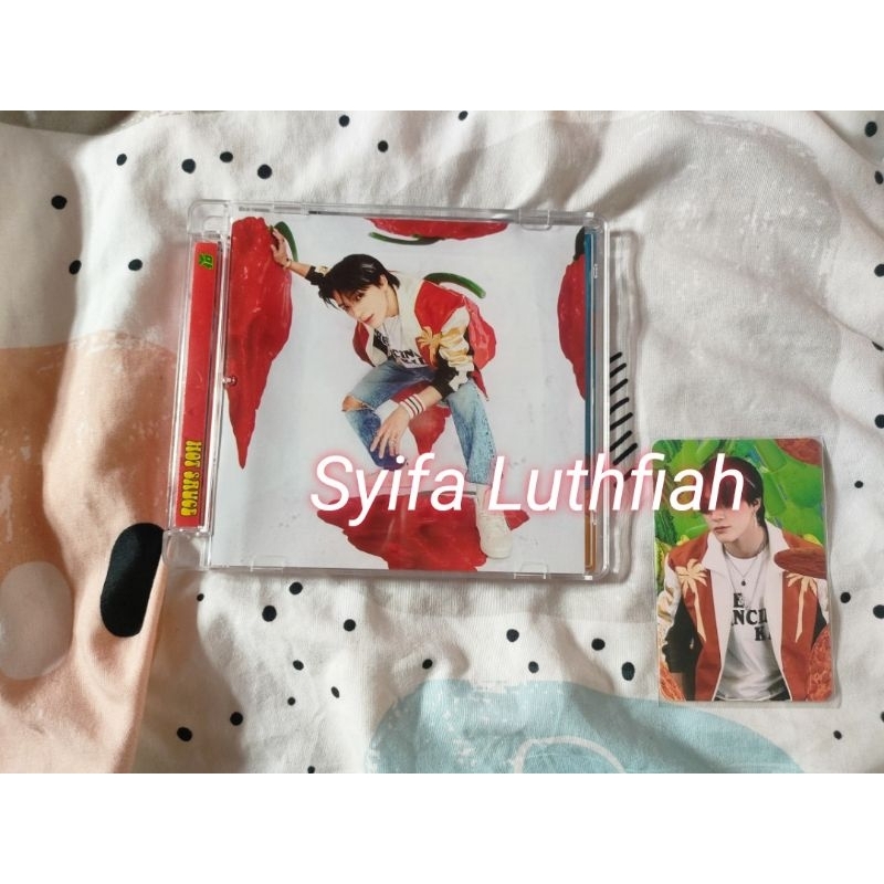 [READY] Album Jewel NCT Dream Hot sauce Cover Jeno + Ar Clip Jeno