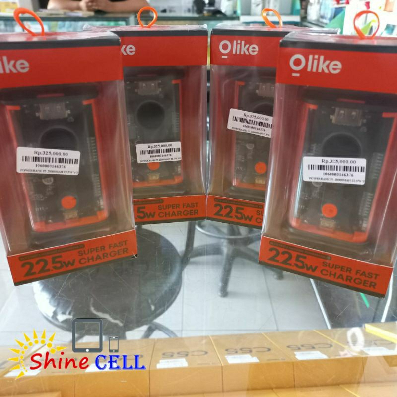 powerbank P5 20000mah 22.5w vooc usb + c output olike