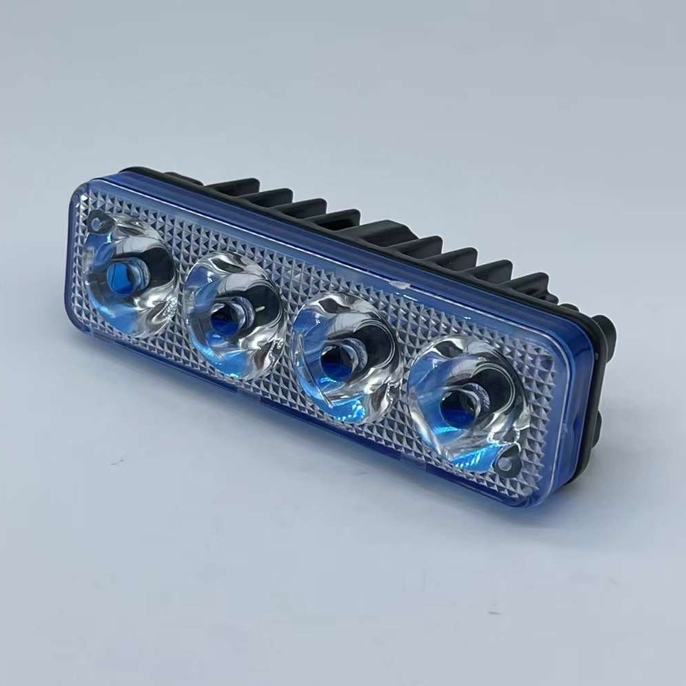 Lampu Tembak LED E04 Sorot Cree 4 Mata 12 Watt Kabut Grill Mobil Motor E04 Worklight foglamp foglight