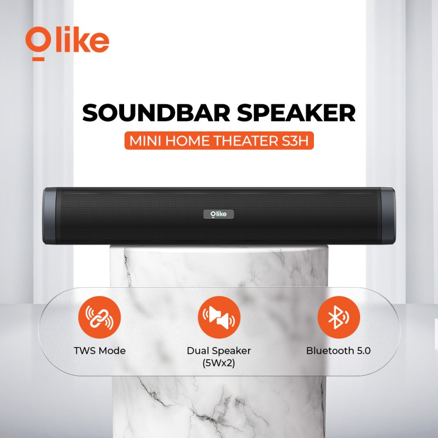 SPEAKER BLUETOOTH WIRELESS OLIKE S3H SOUNDBAR