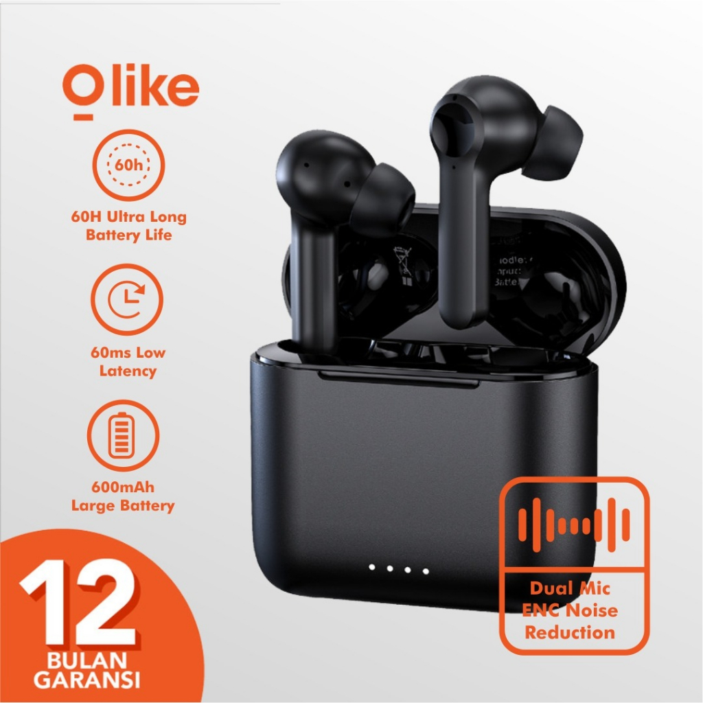 HEADSET EARBUDS WIRELESS OLIKE FINN X O2