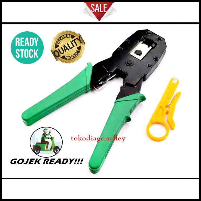 Tang Crimping RJ45 Tang Crimper Kabel LAN Plier Network Cable RJ45 RJ11 Cramping Kupas Kabel Potong Kabel Telepon Murah