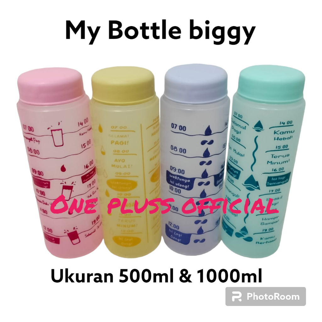 My Bottle / Thumbler / Botol Plastik / Botol Minum Anak / Souvenir / Hadiah BPA Free 1000ml